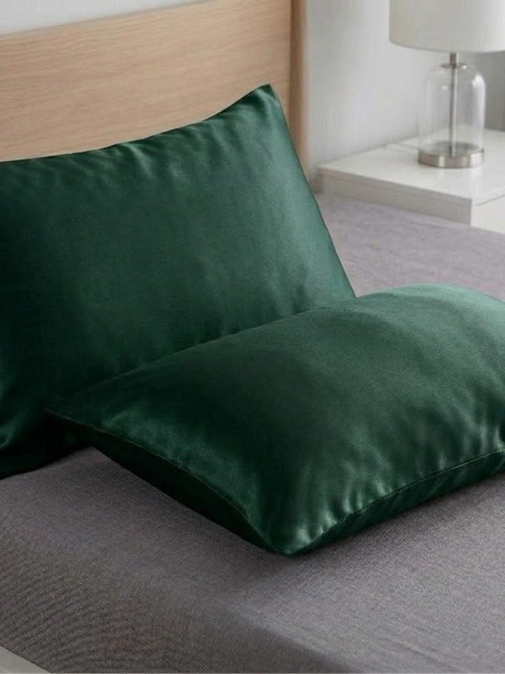 Queen Size Emerald Green Pillowcase 1 pair - New in box